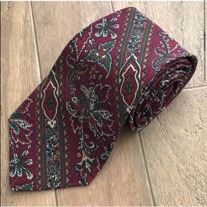 Oscar de la Renta Designer vintage silk necktie